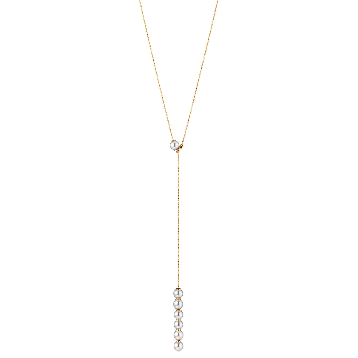 Yana Nesper Akoya Pearl 18ct Yellow Gold Transformable Necklace - Michael Jones Jeweller