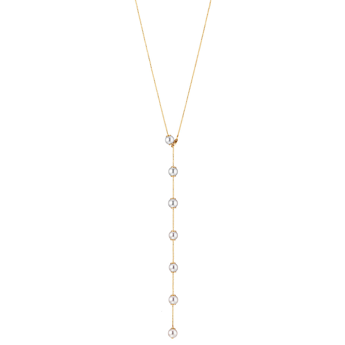 Yana Nesper Akoya Pearl 18ct Yellow Gold Transformable Necklace - Michael Jones Jeweller