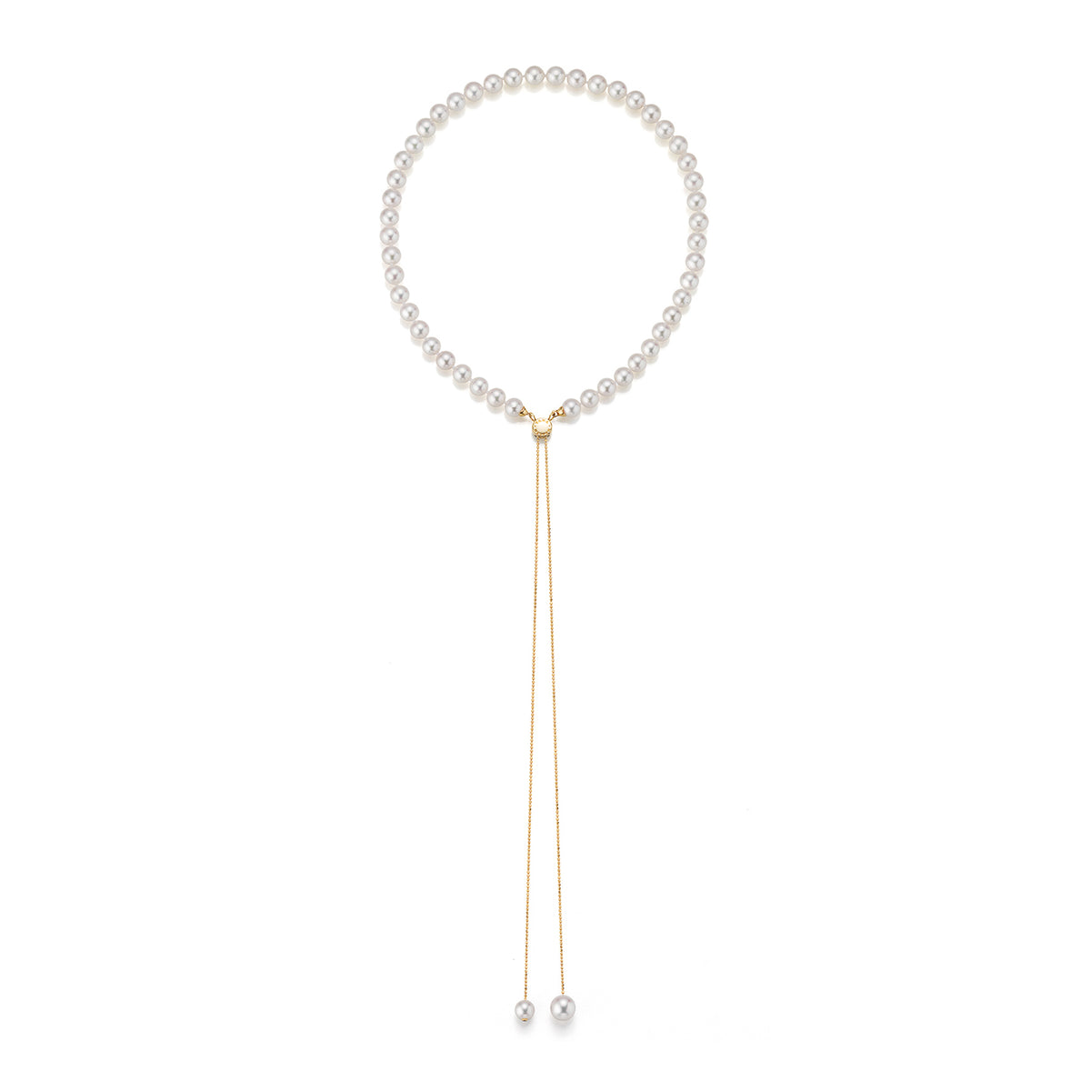 Yana Nesper Akoya Pearl 18ct Yellow Gold Transformable Necklace