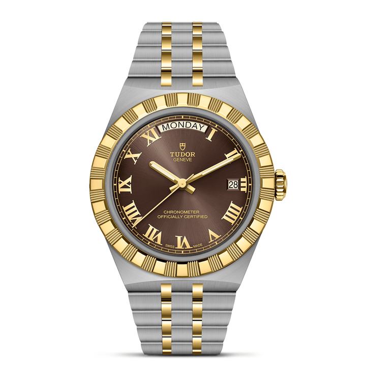 TUDOR Royal 40mm Stainless Steel and Yellow Gold Master Chronometer Automatic Watch M2840D1A3-0001