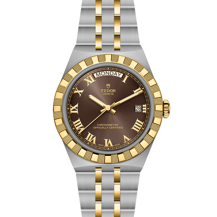 TUDOR Royal 40mm Stainless Steel and Yellow Gold Master Chronometer Automatic Watch M2840D1A3-0001