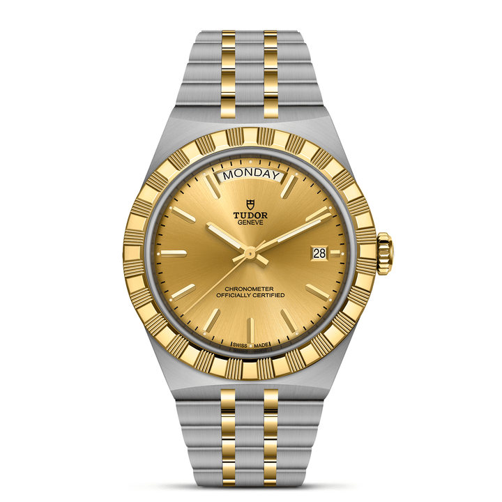 TUDOR Royal 40mm Stainless Steel and Yellow Gold Master Chronometer Automatic Watch M2840D1A3-0002