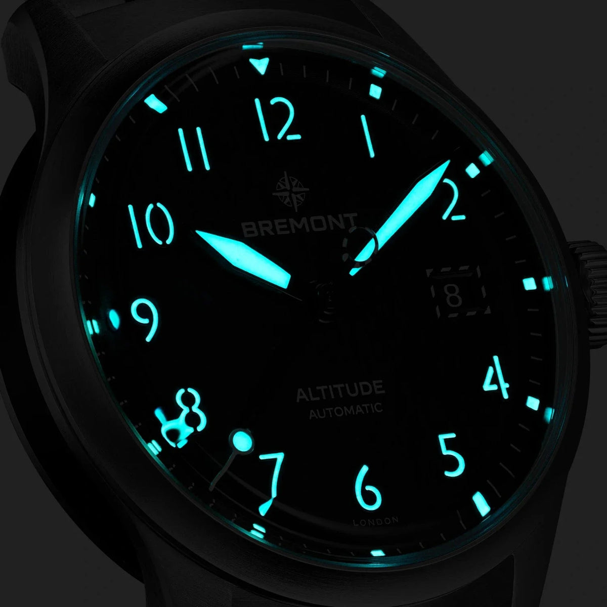 Bremont Altitude 39 Date Automatic Watch ALT39-DT-SS-BK-B - Michael Jones Jeweller