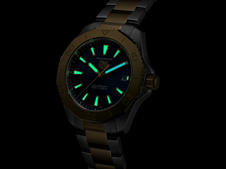 TAG Heuer Aquaracer Professional 40mm 200m Solargraph Quartz Watch WBP1120.BB0002 - Michael Jones Jeweller