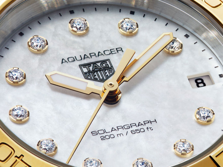 TAG Heuer Aquaracer Professional 34mm 200m Solargraph UK Limited Edition Quartz Watch WBP1325.BA0005 - Michael Jones Jeweller