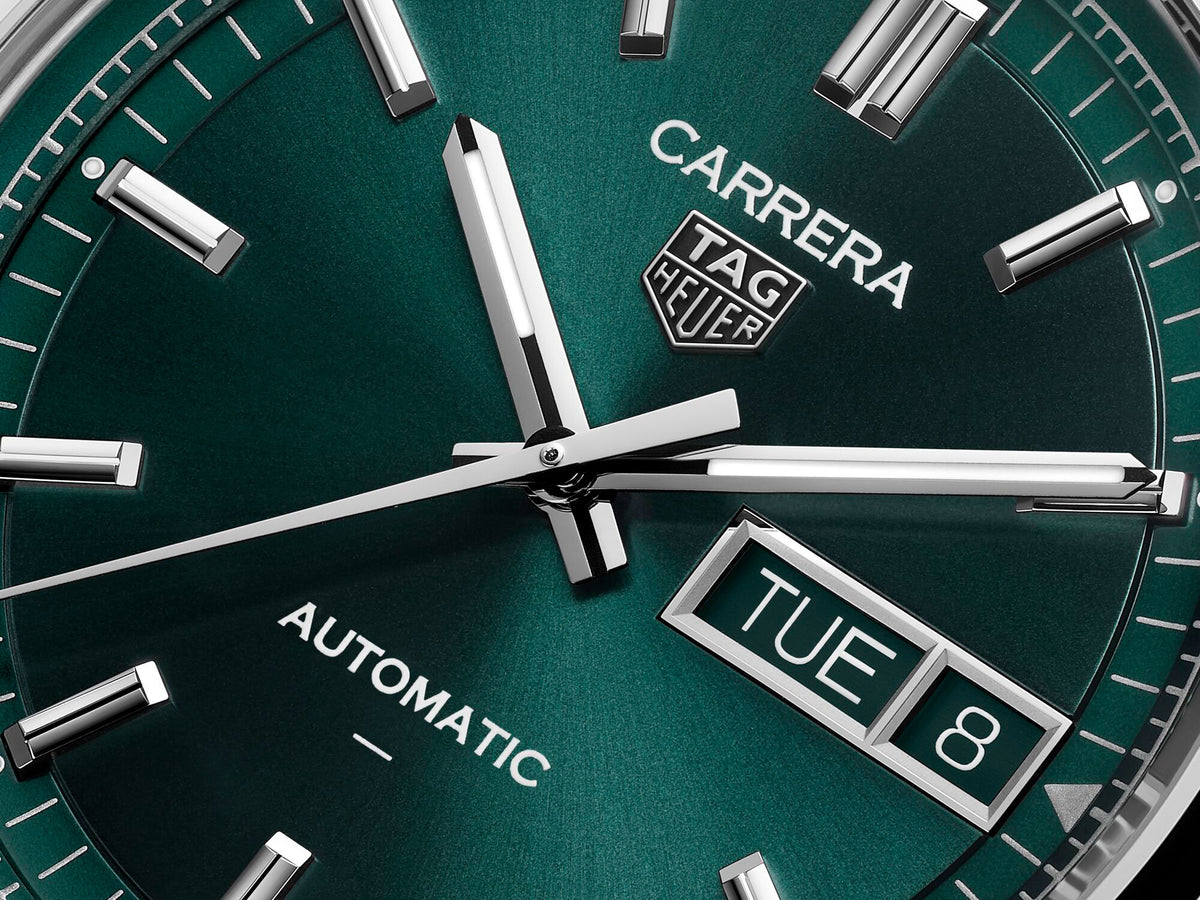 TAG Heuer Carrera Day-Date 41mm Automatic Watch WDA2115.BA0043 - Michael Jones Jeweller