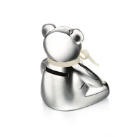Silver Plated Bear Money Box