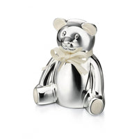 Silver Plated Bear Money Box