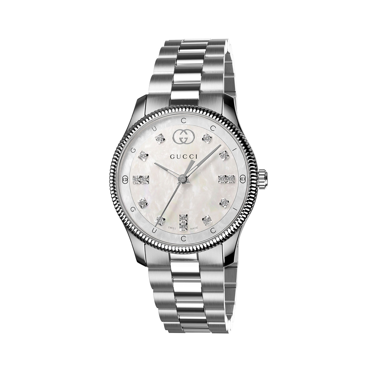Gucci G-Timeless Diamond Set 29mm Quartz Watch YA1265064 - Michael Jones Jeweller