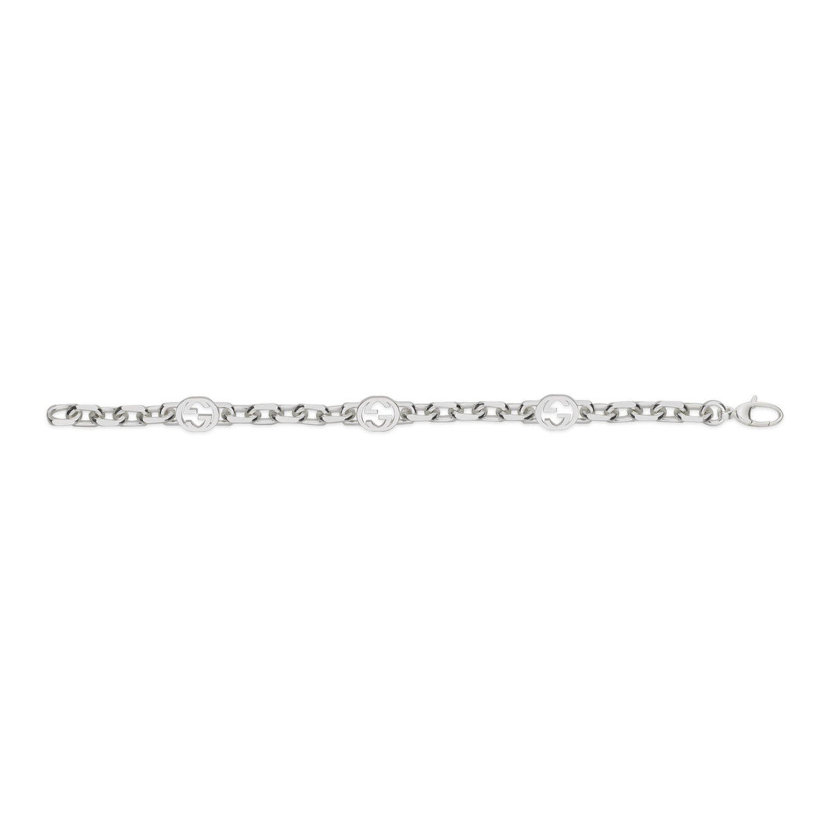 Gucci Interlocking G Silver Bracelet - Michael Jones Jeweller