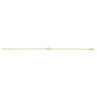 Gucci Interlocking 18ct Yellow Gold Chain Bracelet -17cm