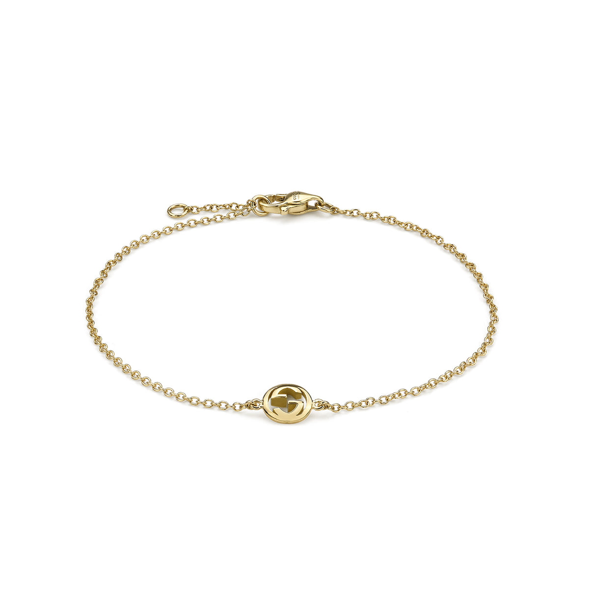Gucci Interlocking 18ct Yellow Gold Chain Bracelet -17cm - Michael Jones Jeweller