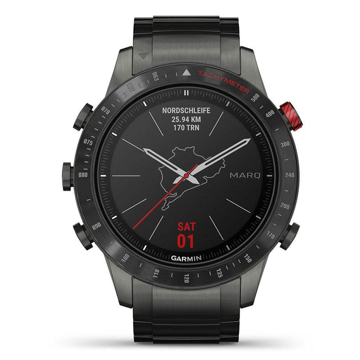 Garmin Marq Driver Black Titanium and Ceramic Smartwatch 010-02006-01