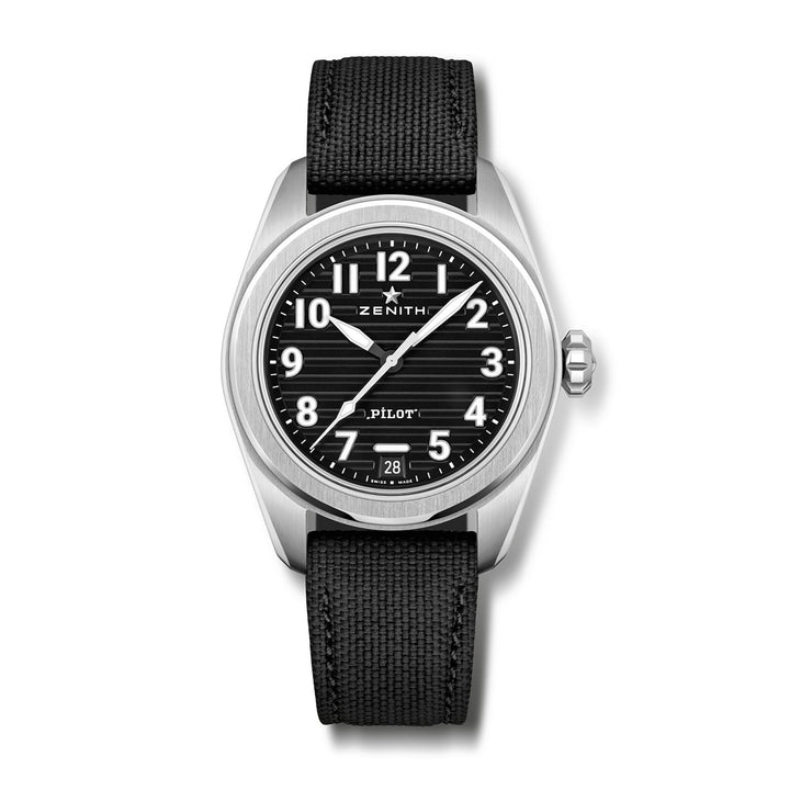 Zenith Pilot Automatic 36'000 VpH - Luxury Men's Watch 03.4000.3620/21.I001 - Michael Jones Jeweller