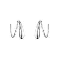 Georg Jensen MERCY Sterling Silver Swirl Earrings