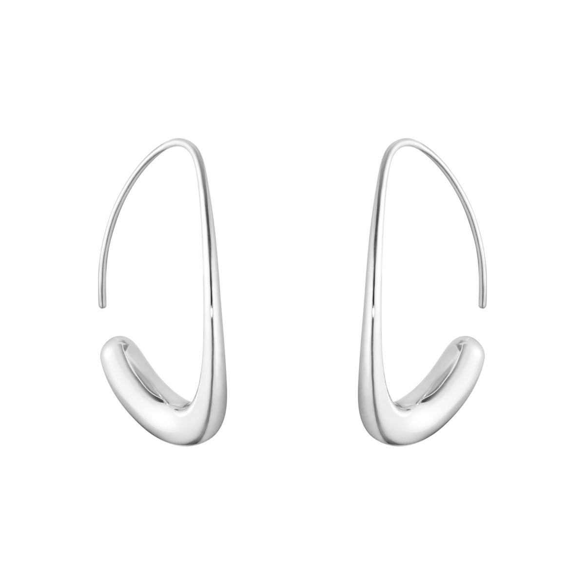 Georg Jensen OFFSPRING Sterling Silver Earhoops - Michael Jones Jeweller