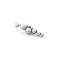Georg Jensen MOONLIGHT GRAPES Sterling Silver Drop Earrings - Michael Jones Jeweller