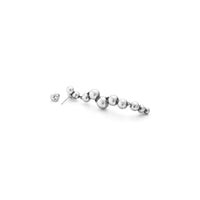 Georg Jensen MOONLIGHT GRAPES Sterling Silver Long Drop Earrings - Michael Jones Jeweller