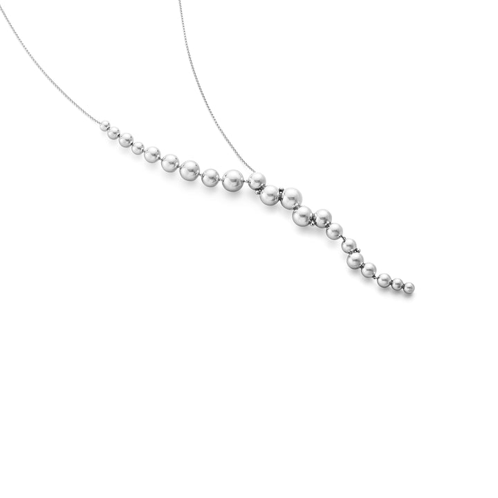 Georg Jensen MOONLIGHT GRAPES Sterling Silver Neckline Necklace