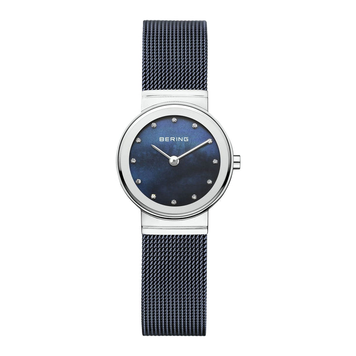 Bering 26mm Blue Mesh Quartz  Watch 10126-307