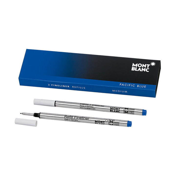 Montblanc Refills 2 Fineliner Pen (M) Pacific Blue - Michael Jones Jeweller