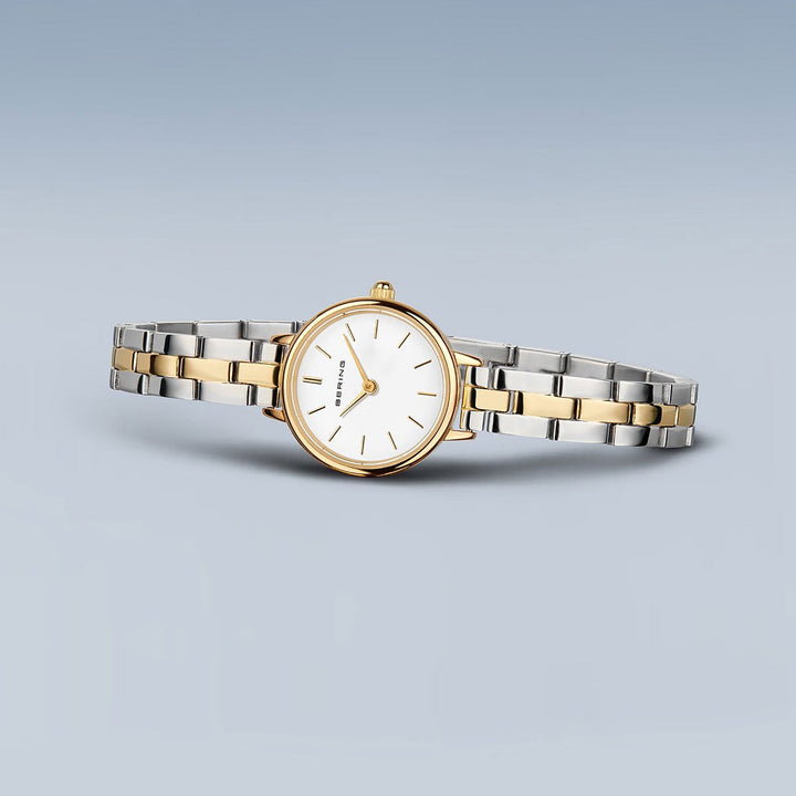Bering Classic Polished Gold Plated Quartz Watch 11022-714 - Michael Jones Jeweller