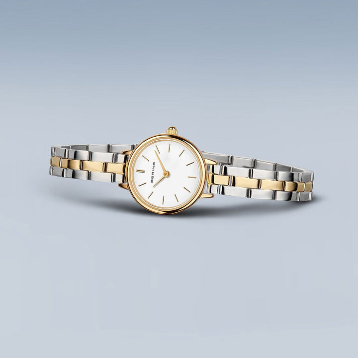 Bering Classic Polished Gold Plated Quartz Watch 11022-714