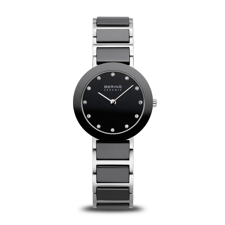 Bering 29mm Black Ceramic Quartz Watch 11429-742