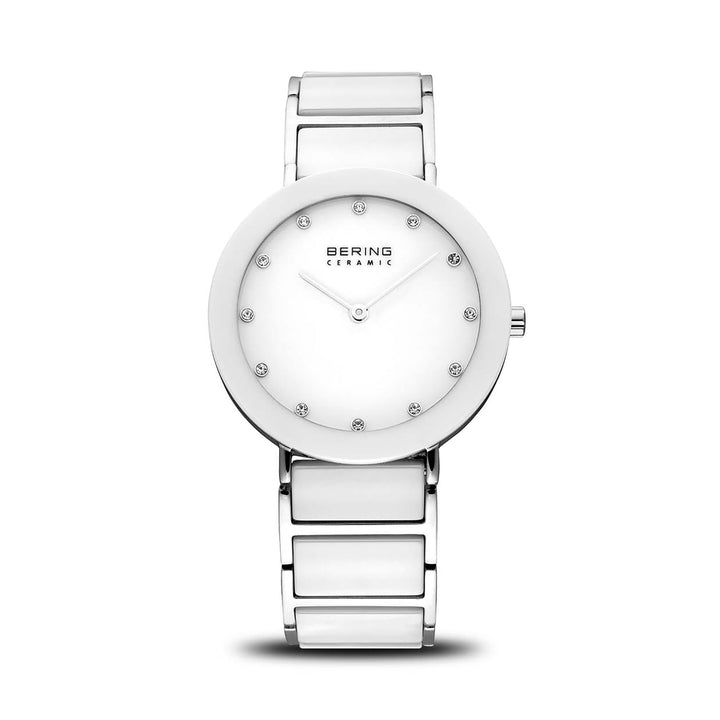 Bering 35mm White Ceramic Quartz Watch 11435-754