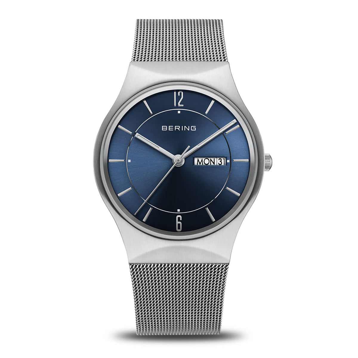Bering Classic 38mm Brushed Silver Watch 11938-003DD - Michael Jones Jeweller