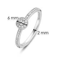Ti Sento Cubic Zirconia Cluster Ring - Michael Jones Jeweller