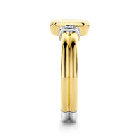 Ti Sento Yellow Gold Plated Cubic Zirconia Ring - Michael Jones Jeweller