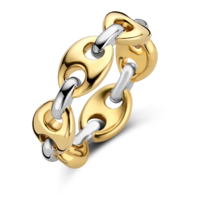 Ti Sento Coffee Bean Link Ring - Michael Jones Jeweller