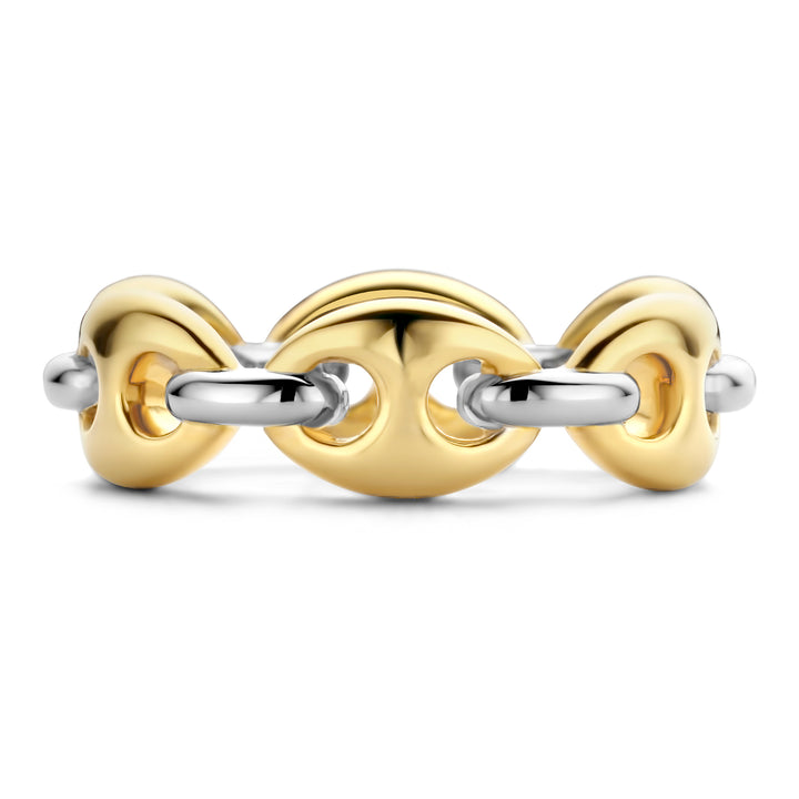 Ti Sento Coffee Bean Link Ring - Michael Jones Jeweller