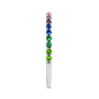 Ti Sento Rainbow Cubic Zirconia Half Eternity Ring - Michael Jones Jeweller