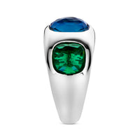 Ti Sento Dark Blue and Green Stone Ring - Michael Jones Jeweller
