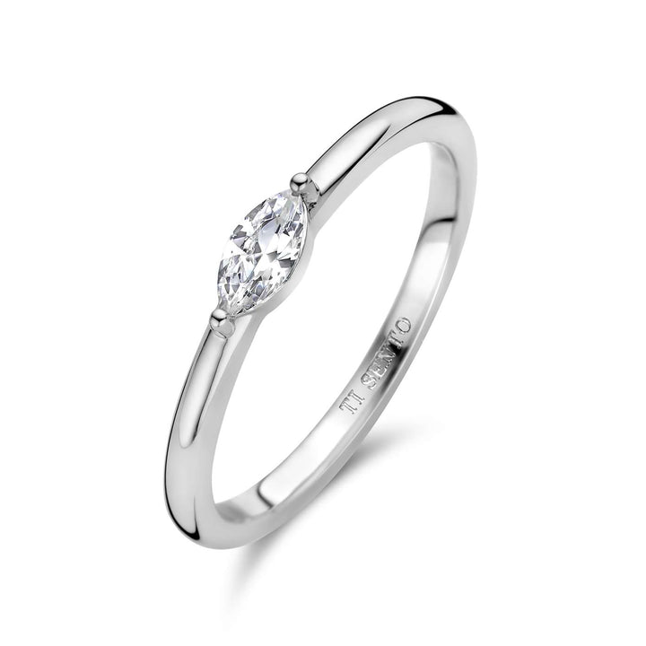 Ti Sento Marquise Cubic Zirconia Ring - Michael Jones Jeweller