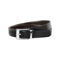 Montblanc Leather - Black/Brown Reversible Belt 30mm