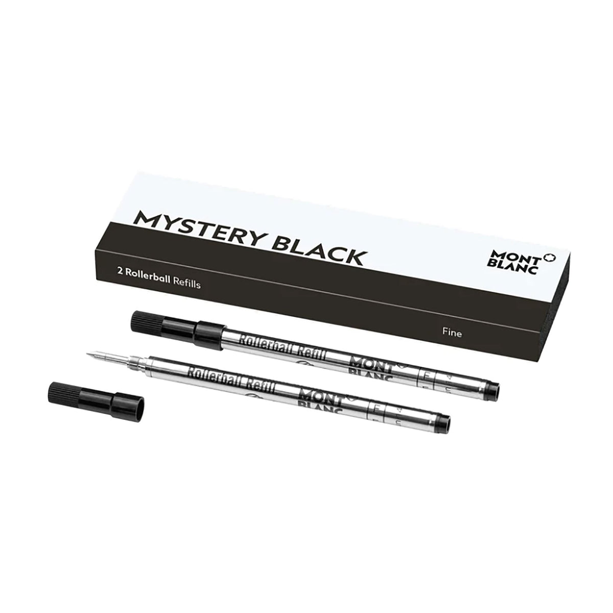 Montblanc Rollerball 2 Refills Fine Mystery Black - Michael Jones Jeweller