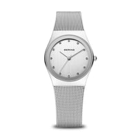 Bering 27mm Crystal Steel Mesh Quarts Watch 12927-000 - Michael Jones Jeweller