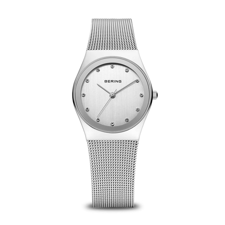 Bering 27mm Crystal Steel Mesh Quarts Watch 12927-000 - Michael Jones Jeweller
