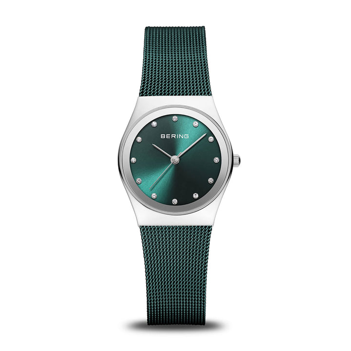 Bering 27mm Teal Classic Steel Quartz Watch 12927-808