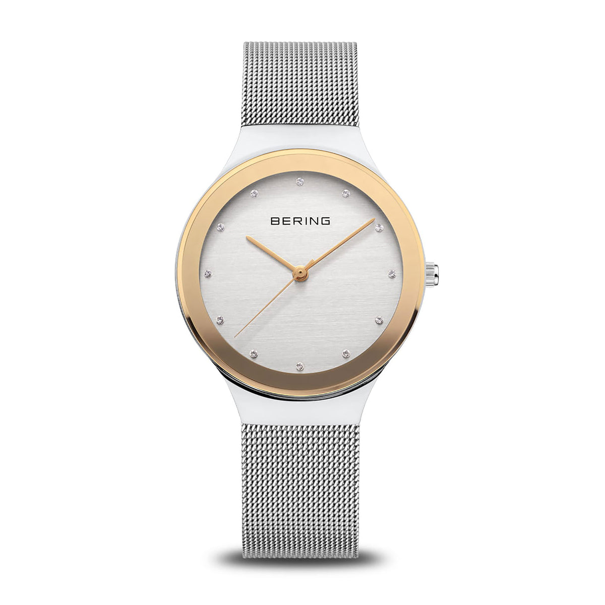 Bering 34mm Steel Mesh Quartz Watch 12934-010 - Michael Jones Jeweller
