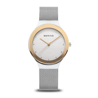 Bering 34mm Steel Mesh Quartz Watch 12934-010