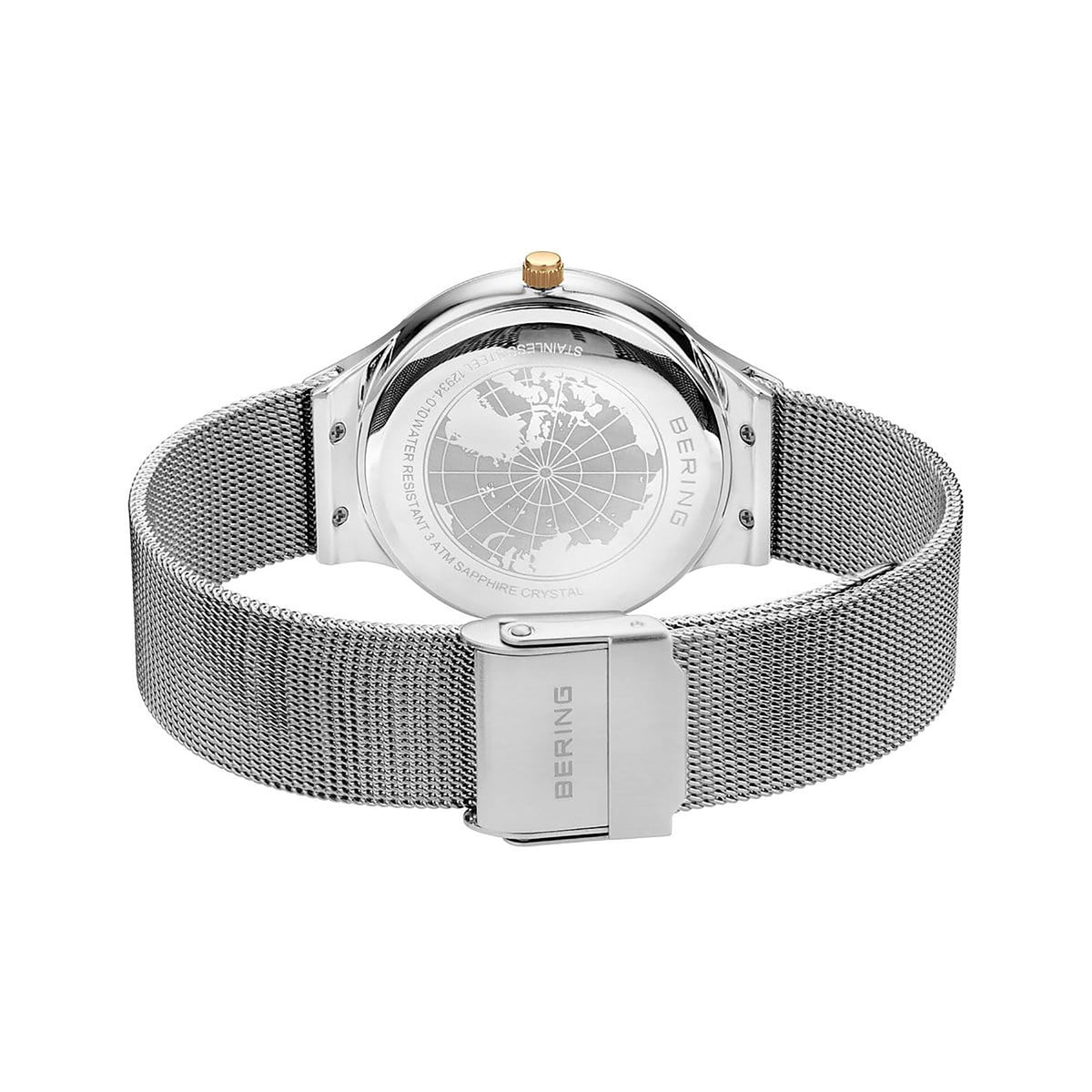 Bering 34mm Steel Mesh Quartz Watch 12934-010 - Michael Jones Jeweller