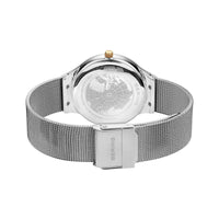 Bering 34mm Steel Mesh Quartz Watch 12934-010