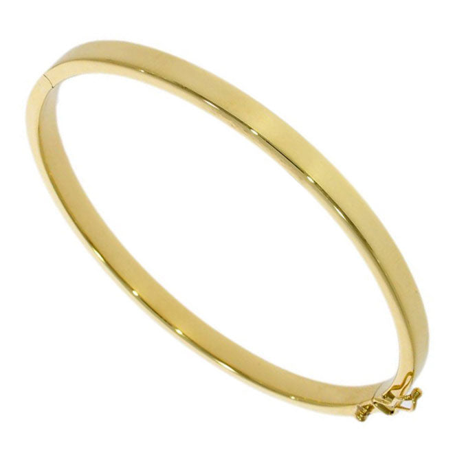 Solid 9ct Yellow Gold Bangle - Michael Jones Jeweller