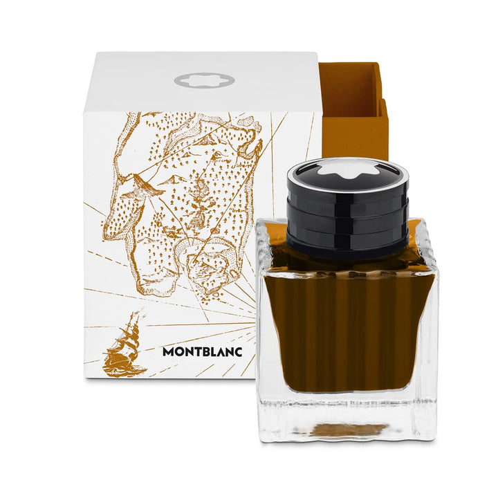 Montblanc Ink bottle 50ml, brown, Homage to Robert Louis Stevenson