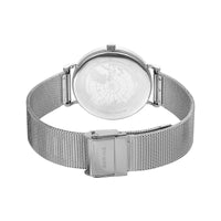 Bering Classic Polished Silver-Tone 34mm Watch 14134-004