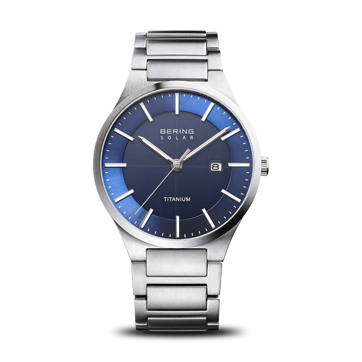 Bering 39mm Titanium Solar Watch 15239-777 - Michael Jones Jeweller